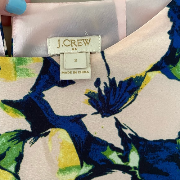 J. Crew Size 2 Floral Shift Dress - Picture 4 of 4